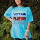 Vintage Wife Of Veteran Not Fragile Like Flower Fragile Like A Bomb T-Shirt Vintage Wife Of Veteran Not Fragile Like Flower Fragile Like A Bomb T-Shirt