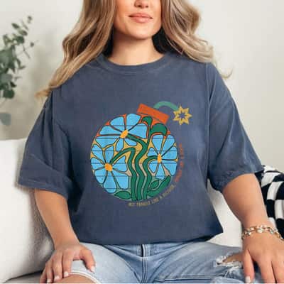 Fragile Like A Bomb Funny Quotes T-Shirt