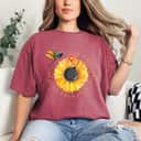 Not Fragile Like A Flower Fragile Like A Bomb Dragonfly T-Shirt