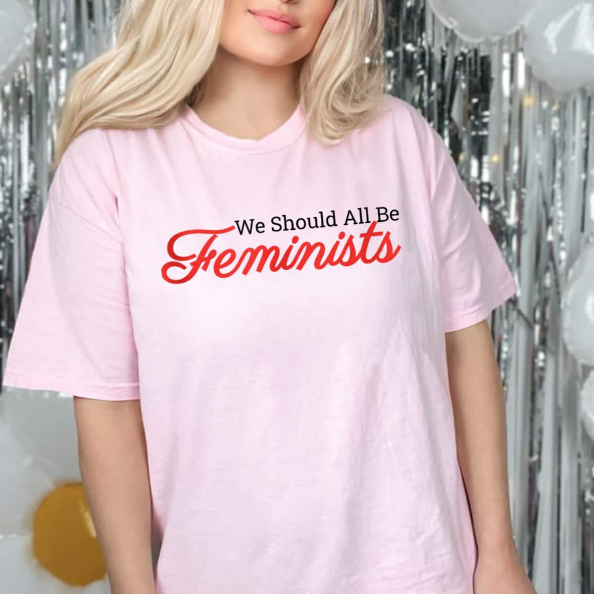 We Should All Be Feminists Red Style T-Shirt We Should All Be Feminists Red Style T-Shirt