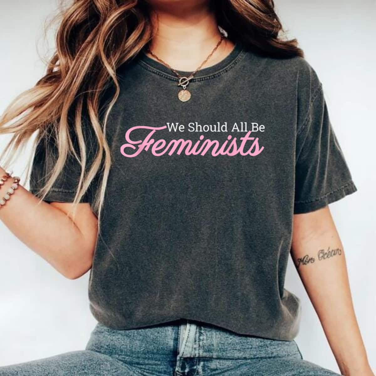 We Should All Be Feminists Powerful Girls T-Shirt We Should All Be Feminists Powerful Girls T-Shirt