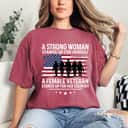 Stylish A Strong Woman Stands Up For Herself T-Shirt Stylish A Strong Woman Stands Up For Herself T-Shirt