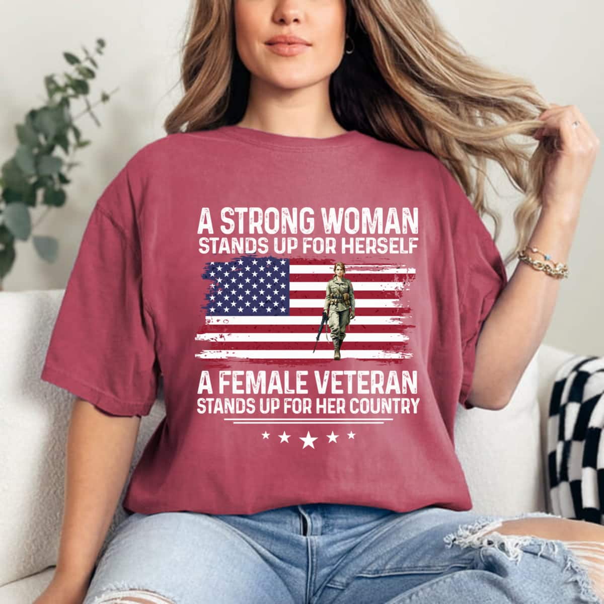 Special A Strong Woman Stands Up For Herself T-Shirt Special A Strong Woman Stands Up For Herself T-Shirt