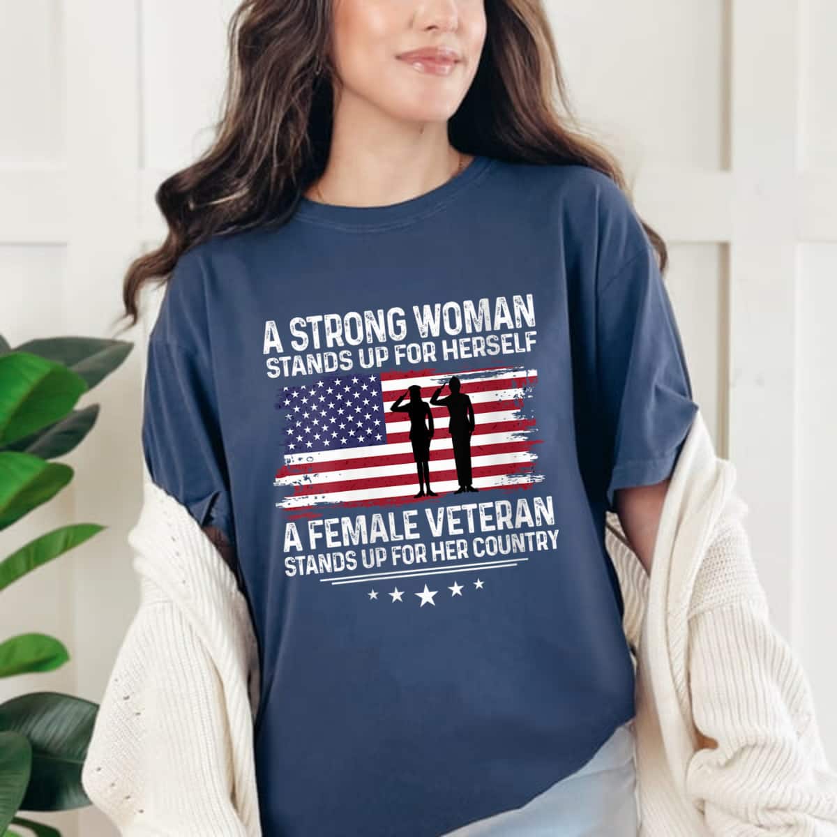 Awesome A Strong Woman Stands Up For Herself T-Shirt Awesome A Strong Woman Stands Up For Herself T-Shirt