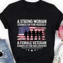Trending A Strong Woman Stands Up For Herself T-Shirt Trending A Strong Woman Stands Up For Herself T-Shirt