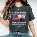 Eagle A Strong Woman Stands Up For Herself T-Shirt Eagle A Strong Woman Stands Up For Herself T-Shirt