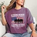 A Strong Woman Stands Up For Herself Stars T-Shirt A Strong Woman Stands Up For Herself Stars T-Shirt
