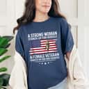 Cool A Strong Woman Stands Up For Herself Feminism Gift T-Shirt Cool A Strong Woman Stands Up For Herself Feminism Gift T-Shirt
