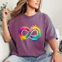 Infinity Autism Awareness Rainbow Colorful T-Shirt Infinity Autism Awareness Rainbow Colorful T-Shirt