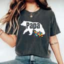 Cool Autism Awareness Papa Bear T-Shirt Cool Autism Awareness Papa Bear T-Shirt