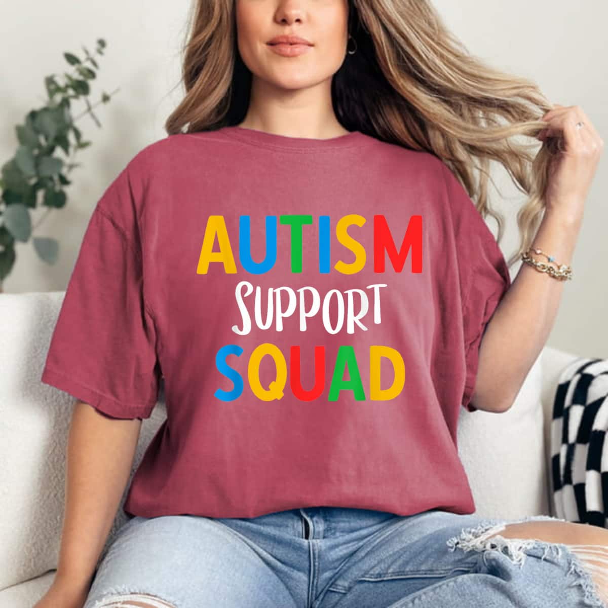 Autism Awareness Support Squad T-Shirt Autism Awareness Support Squad T-Shirt