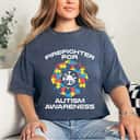 Firefighter For Autism Awareness T-Shirt Firefighter For Autism Awareness T-Shirt