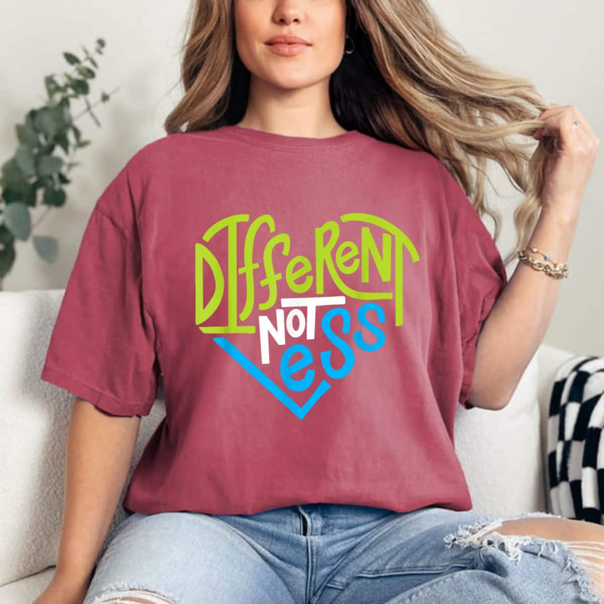 Different Not Less Autism Awareness T-Shirt Different Not Less Autism Awareness T-Shirt
