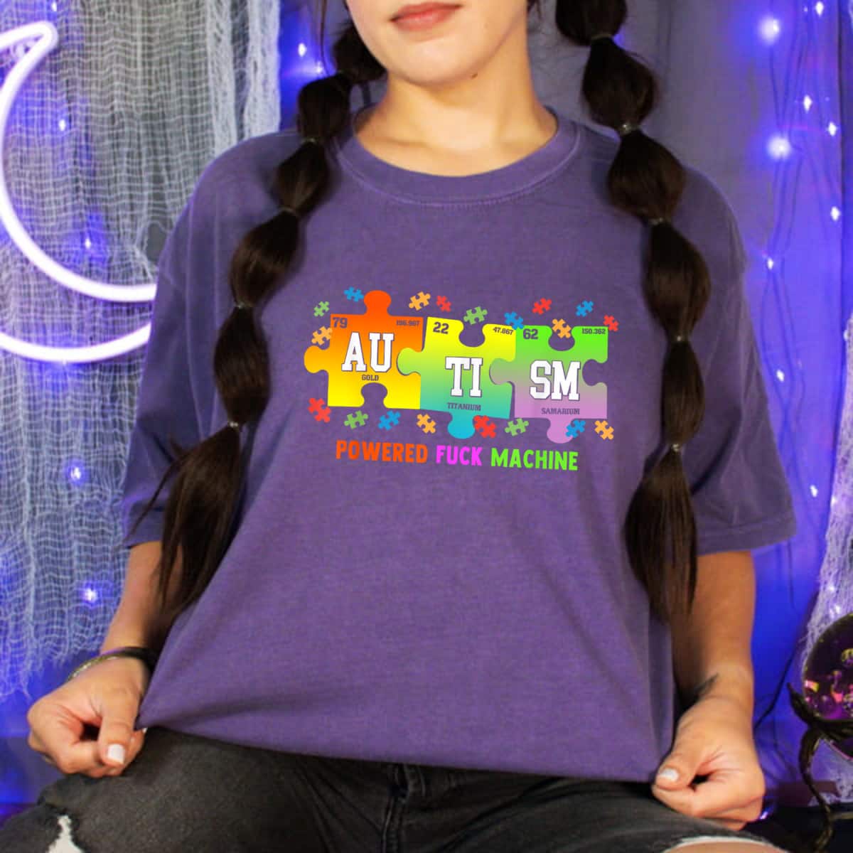 Autism Awareness Powered Fuck Machine T-Shirt Autism Awareness Powered Fuck Machine T-Shirt