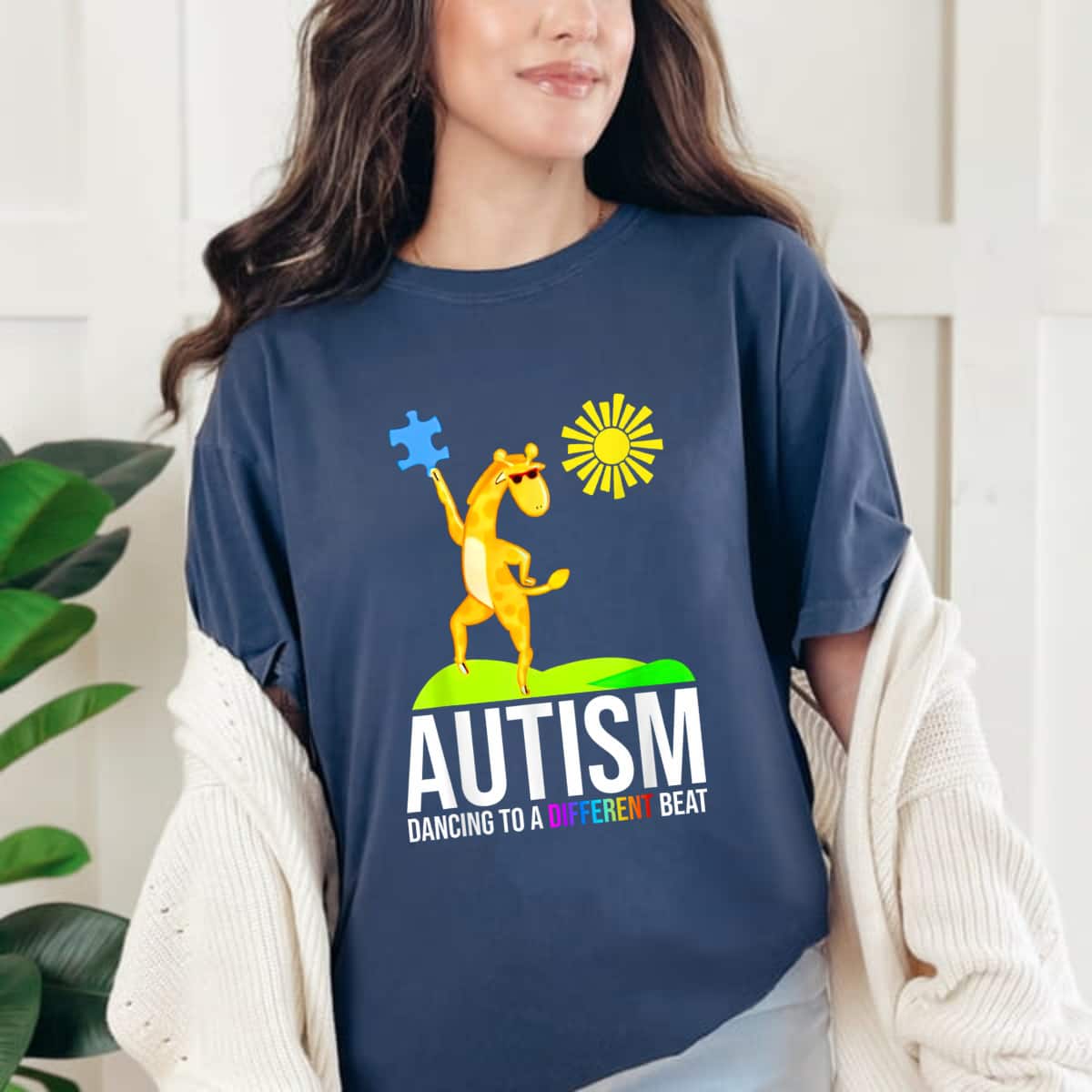 Funny Autism Awareness Dancing To A Different Beat T-Shirt Funny Autism Awareness Dancing To A Different Beat T-Shirt