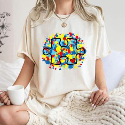 Colorful Autism Awareness T-Shirt