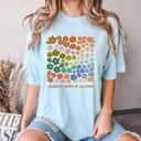 Celebrate Minds Of All Kinds Flowers Autism Awareness T-Shirt Celebrate Minds Of All Kinds Flowers Autism Awareness T-Shirt