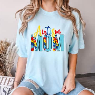 Autism Awareness Mom T-Shirt