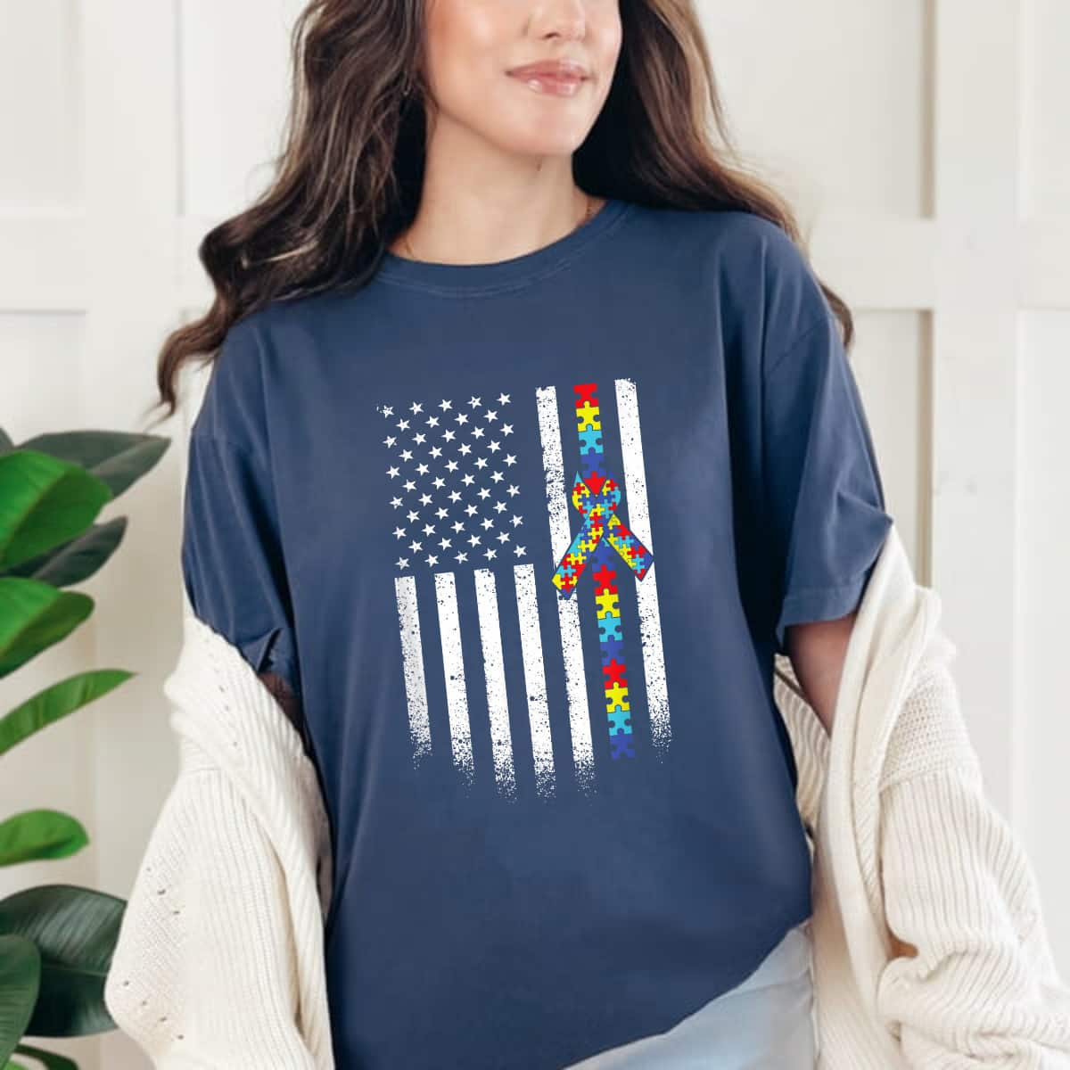 Flag Puzzle Autism Awareness Gift T-Shirt Flag Puzzle Autism Awareness Gift T-Shirt