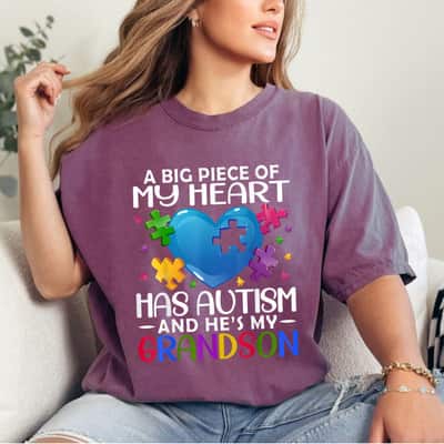 A Big Piece Of My Heart Autism Awareness T-Shirt