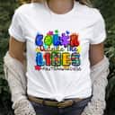 Color Outside The Lines Autism Awareness T-Shirt