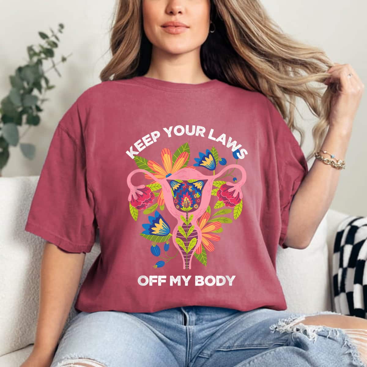 Keep Your Laws Off My Body Uterus T-Shirt Keep Your Laws Off My Body Uterus T-Shirt