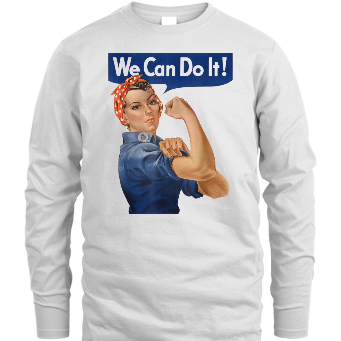 Strong Women We Can Do It Rosie The Riveter Feminist Empowerment T-Shirt