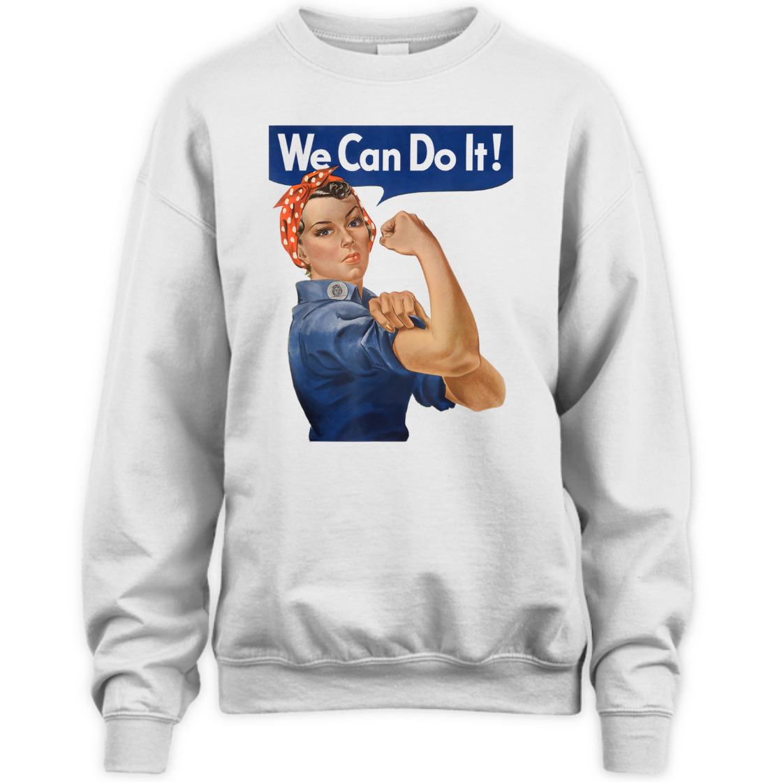 Strong Women We Can Do It Rosie The Riveter Feminist Empowerment T-Shirt