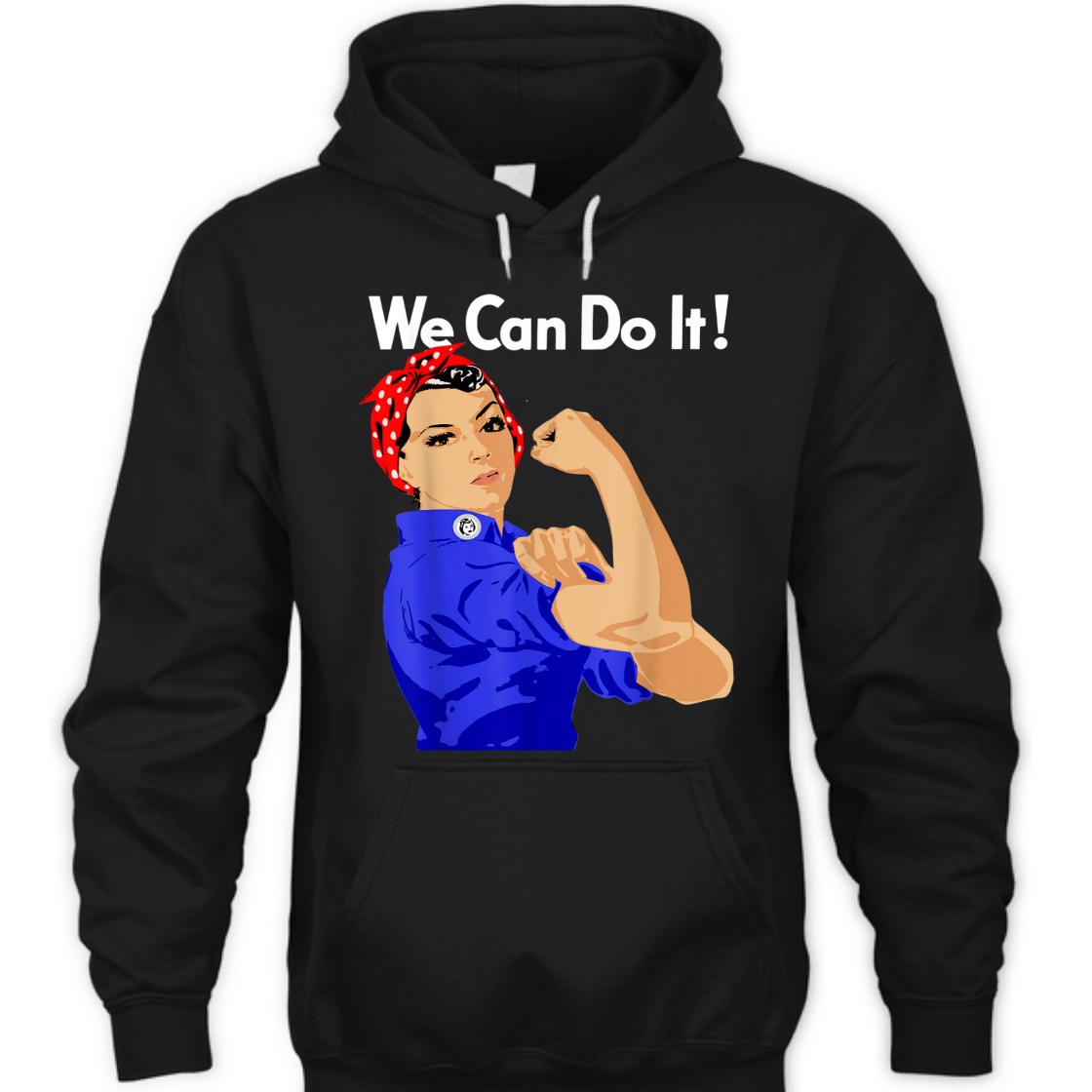 Strong Women Rosie The Riveter We Can Do It Vintage Funny Feminist T-Shirt