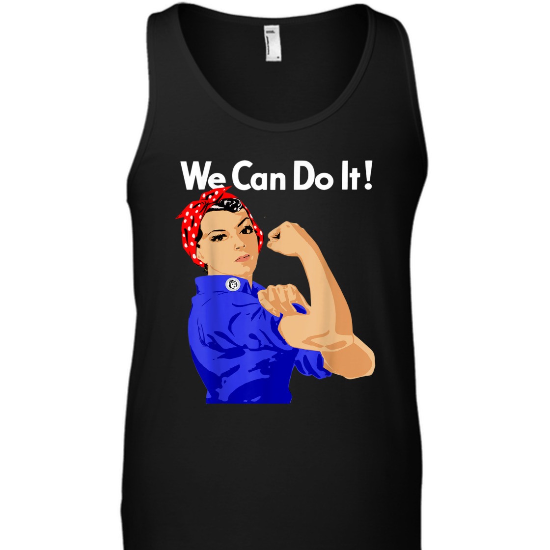 Strong Women Rosie The Riveter We Can Do It Vintage Funny Feminist T-Shirt