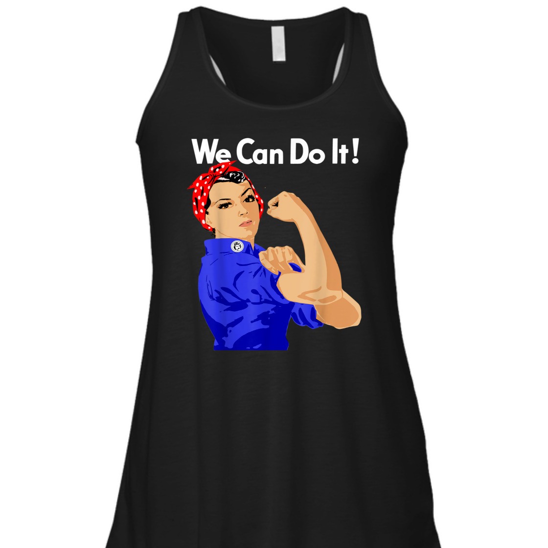 Strong Women Rosie The Riveter We Can Do It Vintage Funny Feminist T-Shirt