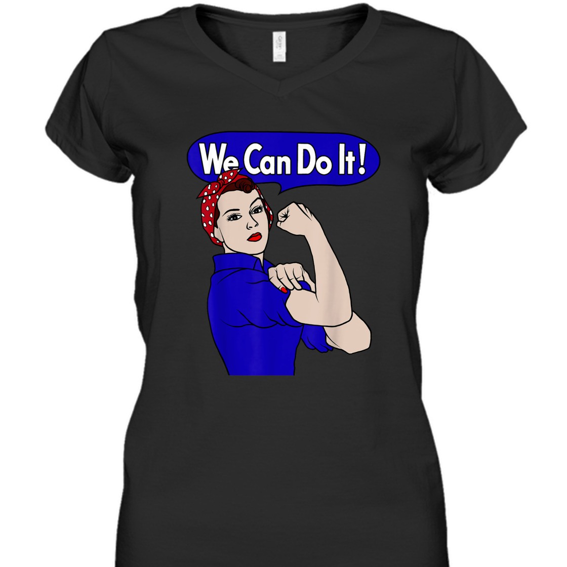 Strong Women Rosie The Riveter We Can Do It Feminist Retro Empowerment T-Shirt