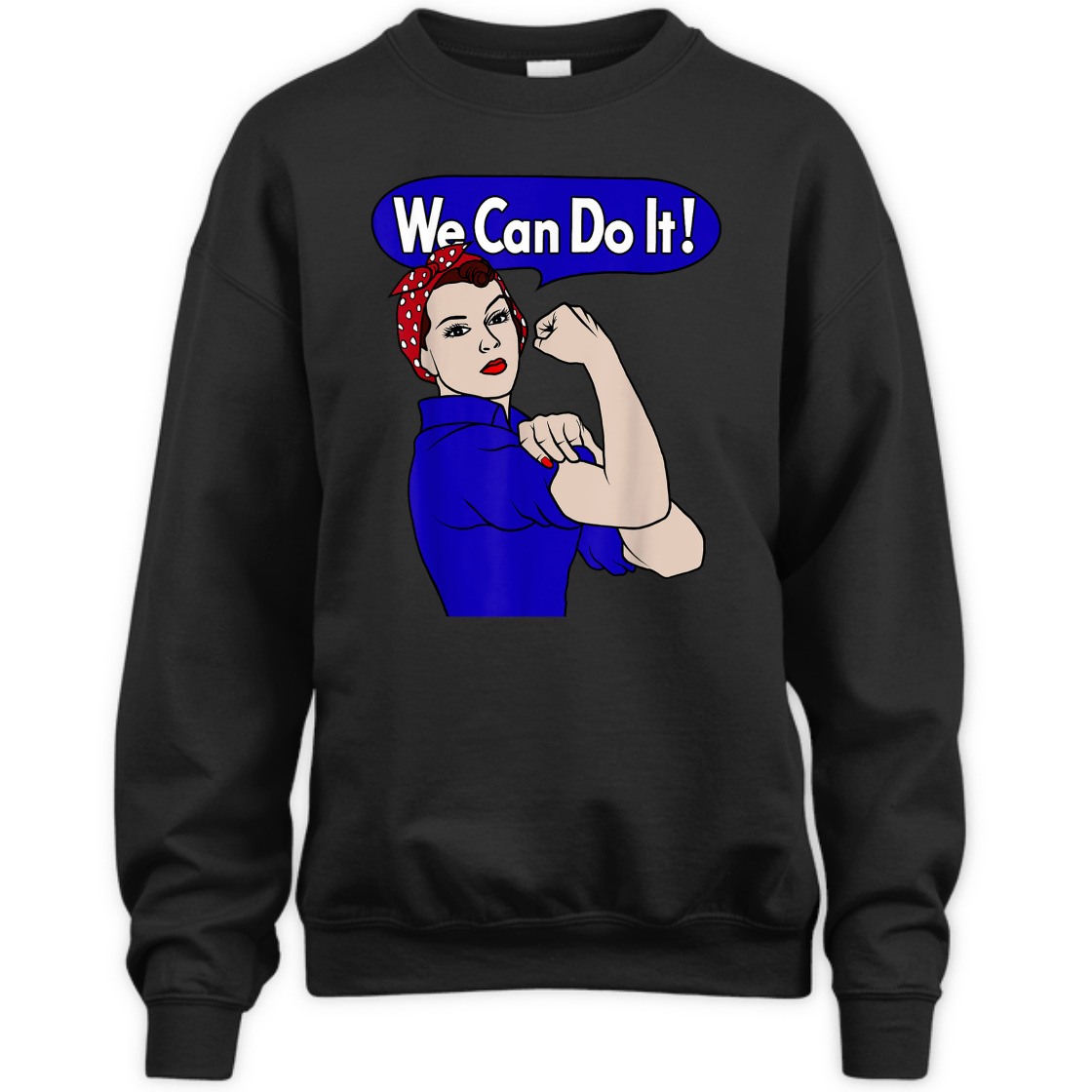 Strong Women Rosie The Riveter We Can Do It Feminist Retro Empowerment T-Shirt