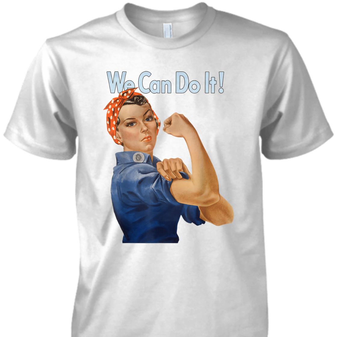 Strong Women We Can Do It Rosie The Riveter Feminist Retro T-Shirt
