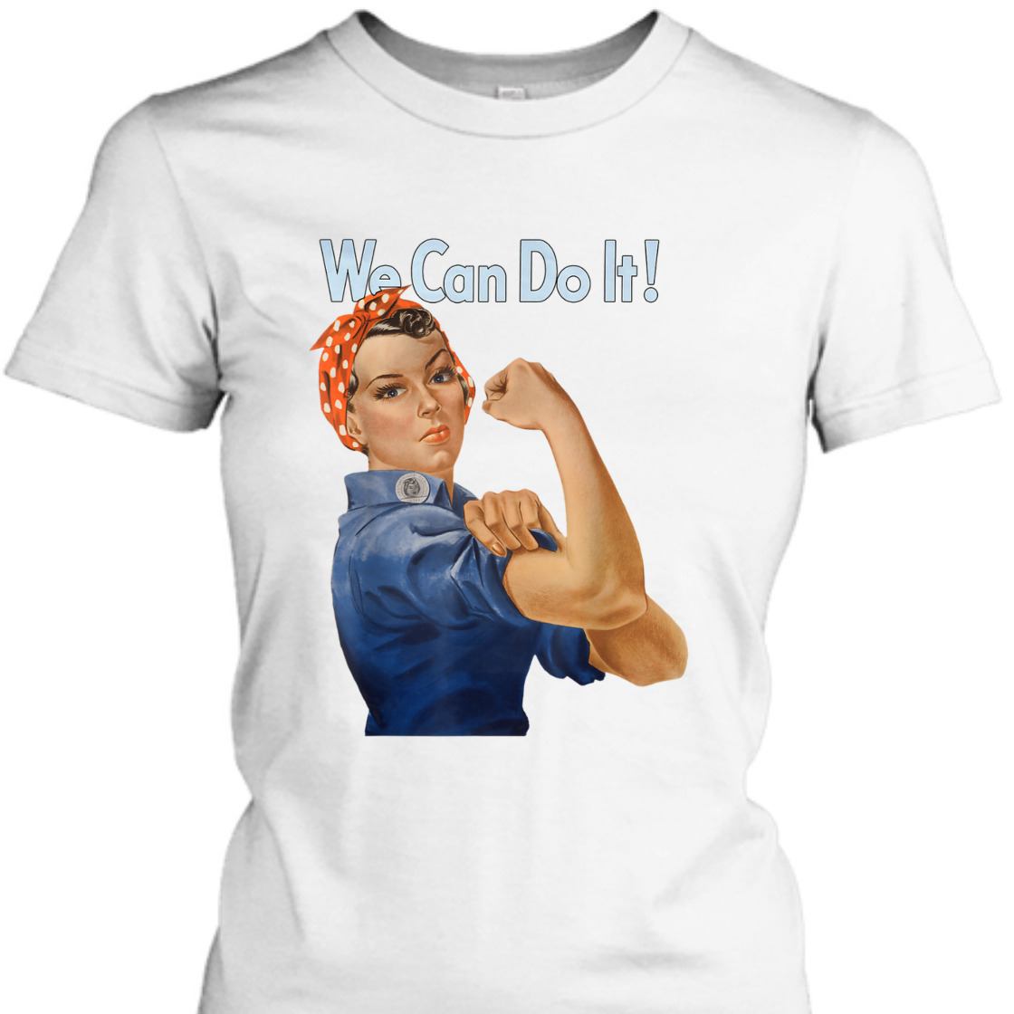 Strong Women We Can Do It Rosie The Riveter Feminist Retro T-Shirt
