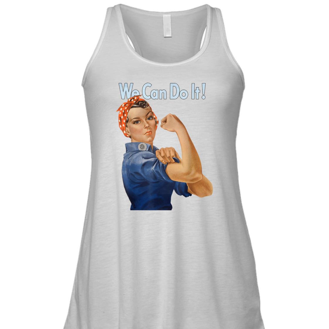 Strong Women We Can Do It Rosie The Riveter Feminist Retro T-Shirt