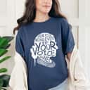 RBG Speak Your Mind Even If Your Voice Shakes Inspiration Quotes T-Shirt