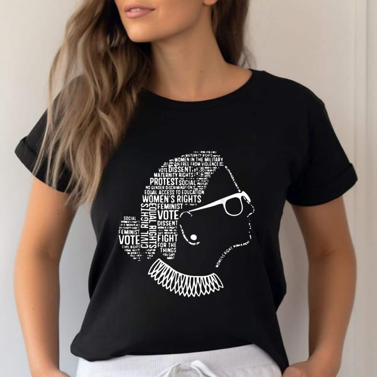 Feminist RBG Graphic Speak Your Mind Even If Your Voice Shakes T-Shirt Feminist RBG Graphic Speak Your Mind Even If Your Voice Shakes T-Shirt