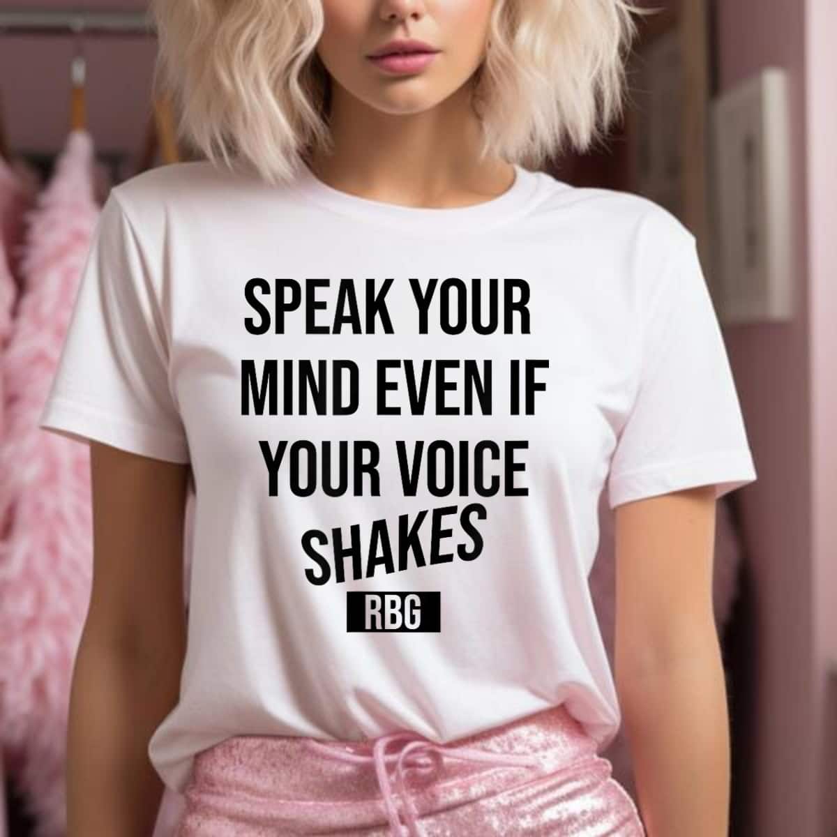 Speak Your Mind Even If Your Voice Shakes Cool Gifts T-Shirt Speak Your Mind Even If Your Voice Shakes Cool Gifts T-Shirt
