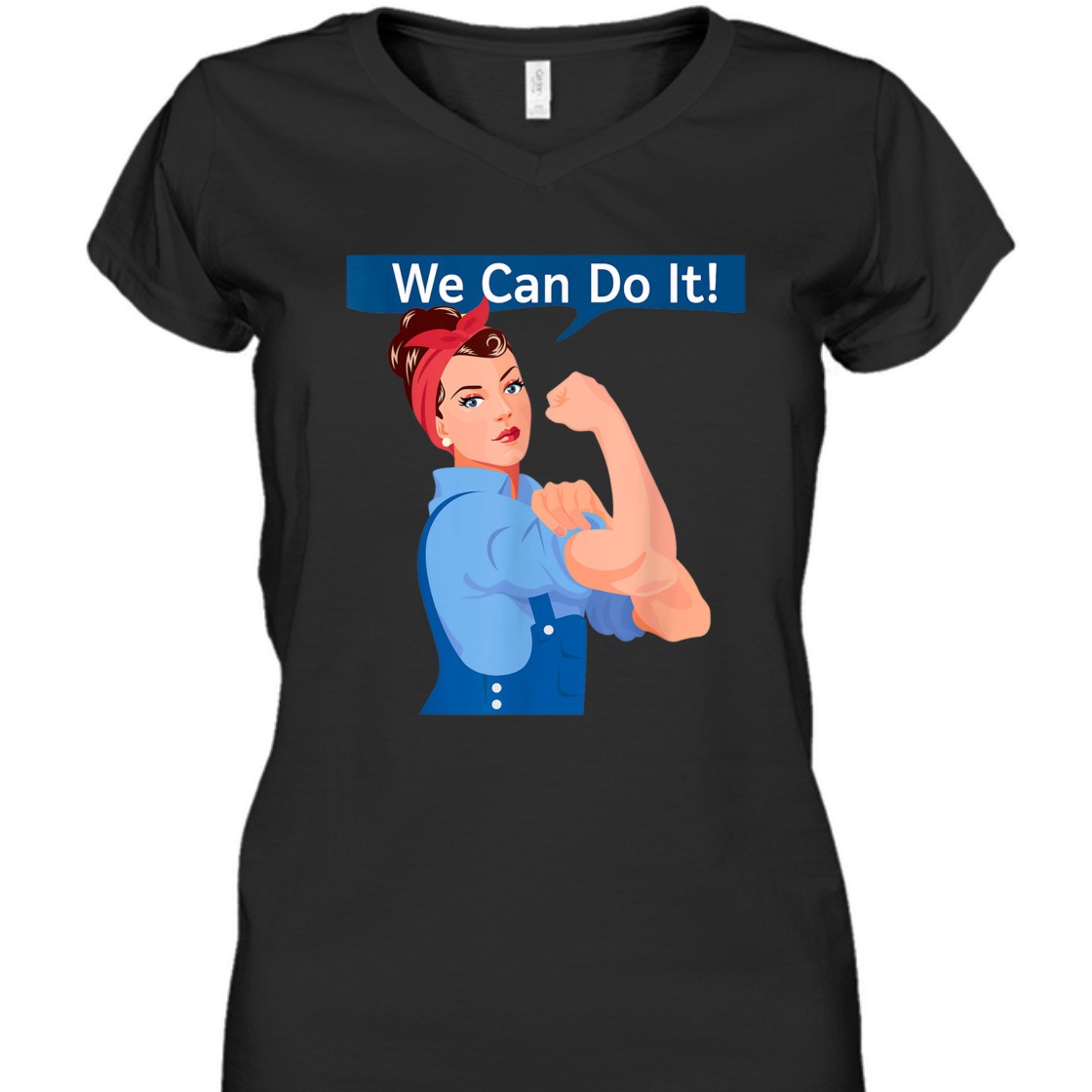 Strong Women Rosie The Riveter We Can Do It Feminist Rosy T-Shirt