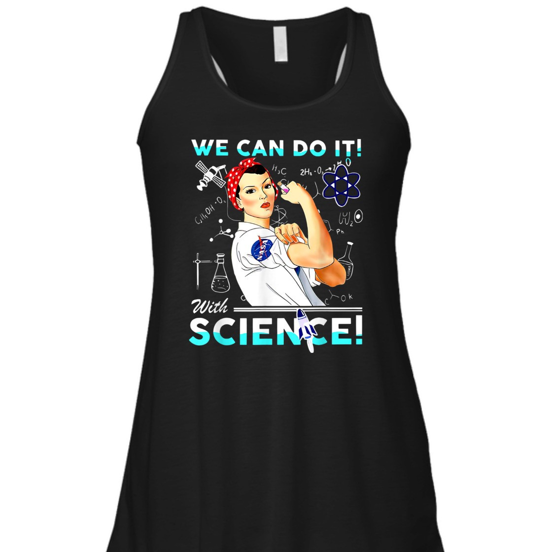 Strong Women We Can Do It With Science Feminist T-Shirt