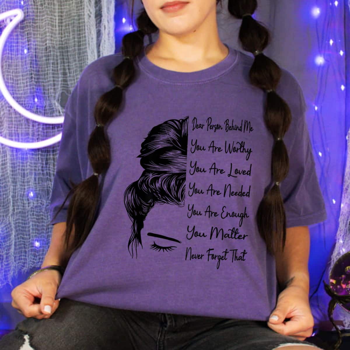 Strong Girl You Are Loved Enough Never Forget That T-Shirt Strong Girl You Are Loved Enough Never Forget That T-Shirt