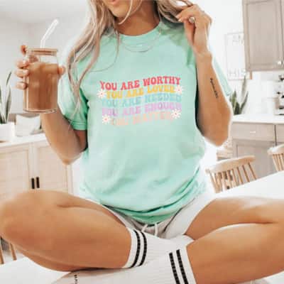 Art Style You Matter Kindness Be Kind Groovy T-Shirt