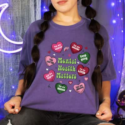 You Are Amazing You Are Needed Keep Going Mental Health Matters T-Shirt