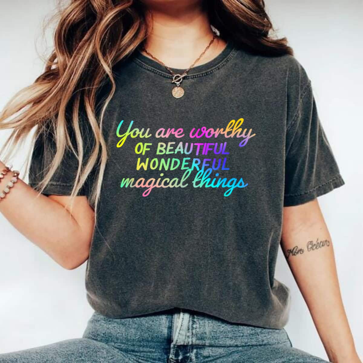 Rainbow Motivation You Are Beautiful Wonderful Magical Things T-Shirt Rainbow Motivation You Are Beautiful Wonderful Magical Things T-Shirt