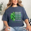 You Are Worthy You Are Loved Mental Health Awareness Leopard Sunflower T-Shirt You Are Worthy You Are Loved Mental Health Awareness Leopard Sunflower T-Shirt