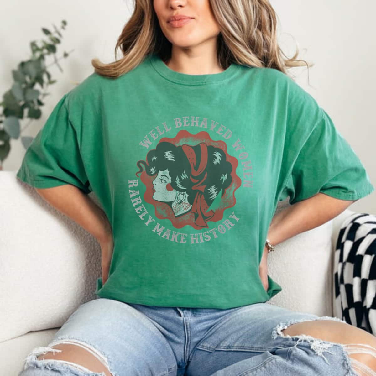 Cool Womens Well Behaved Women Rarely Make History Vintage T-Shirt Cool Womens Well Behaved Women Rarely Make History Vintage T-Shirt