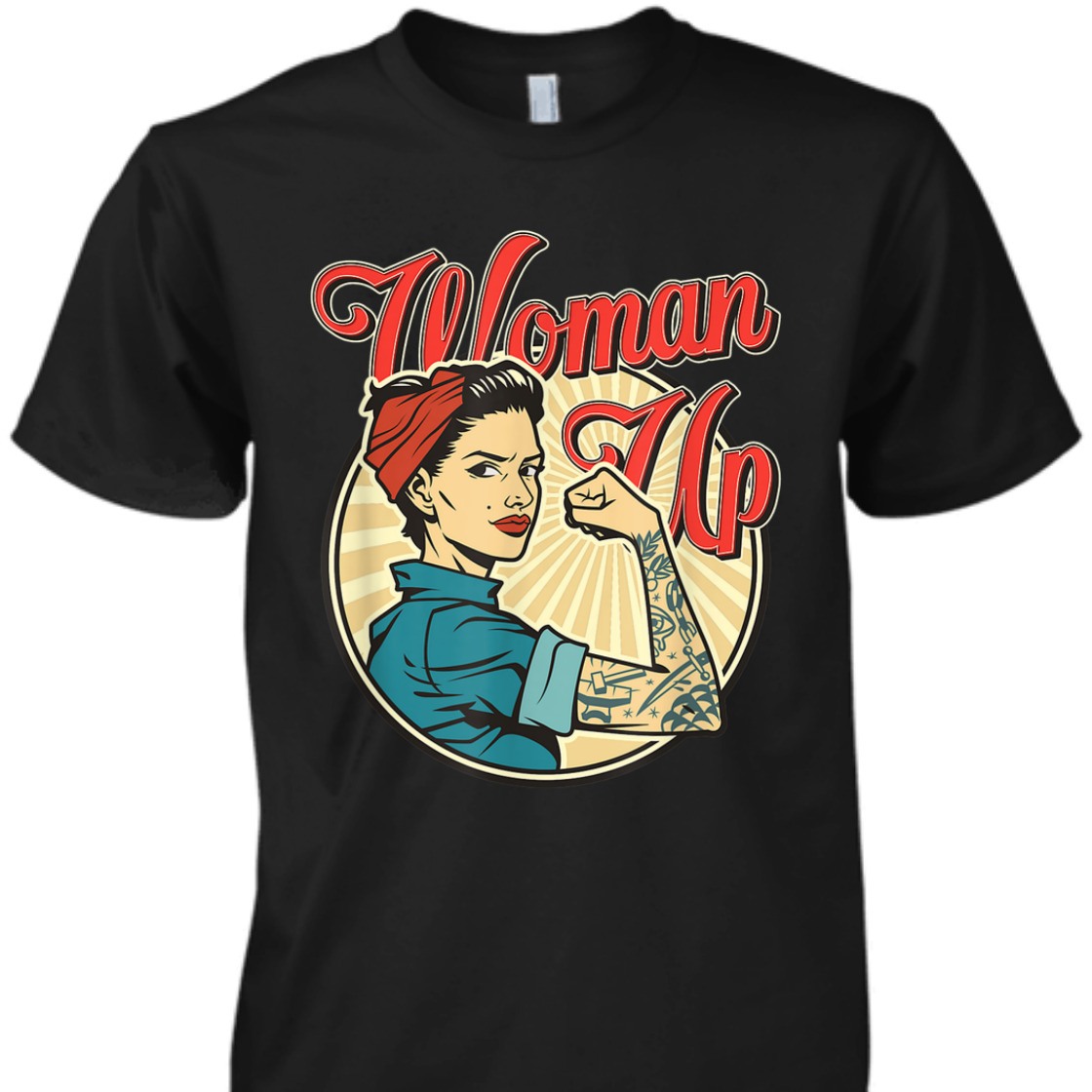 Strong Women Rosie The Riveter Female Feminist Empowerment T-Shirt