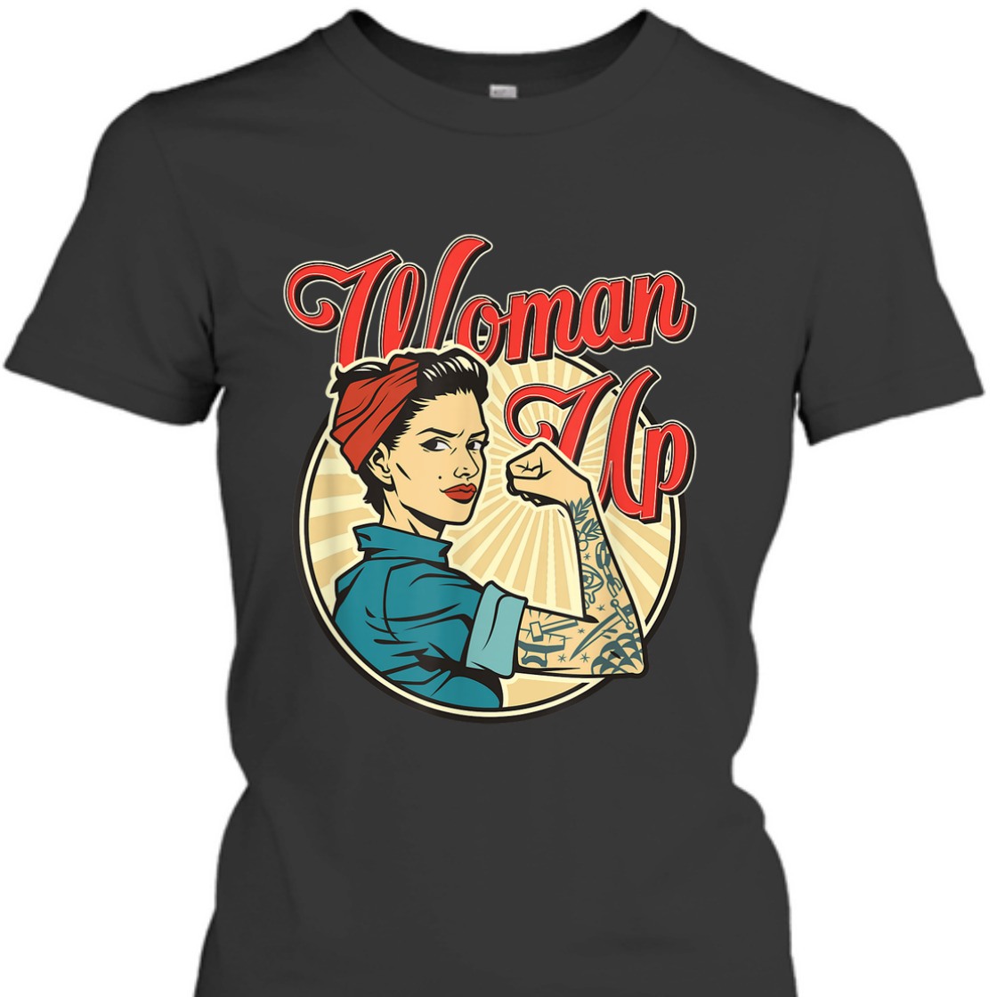 Strong Women Rosie The Riveter Female Feminist Empowerment T-Shirt