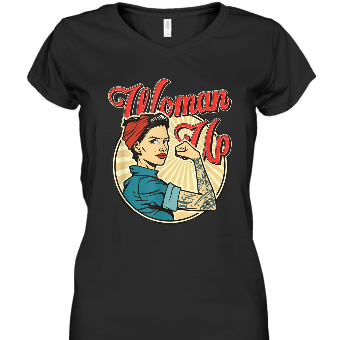Strong Women Rosie The Riveter Female Feminist Empowerment T-Shirt